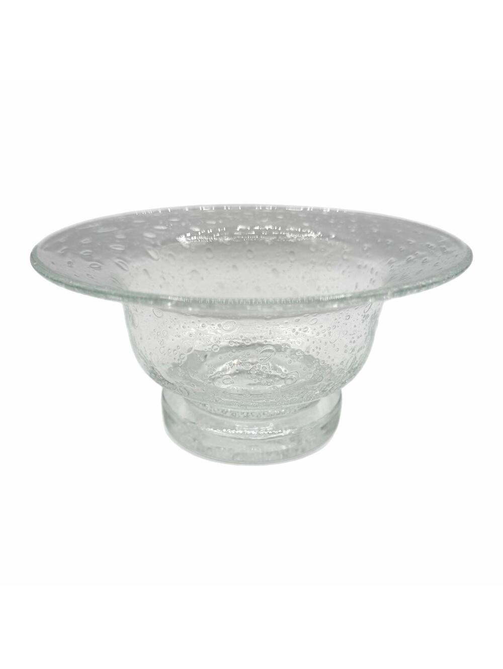 Vintage Southern Living At Home Tiny Bubbles Bella Luna Clear 8” Glass Bowl